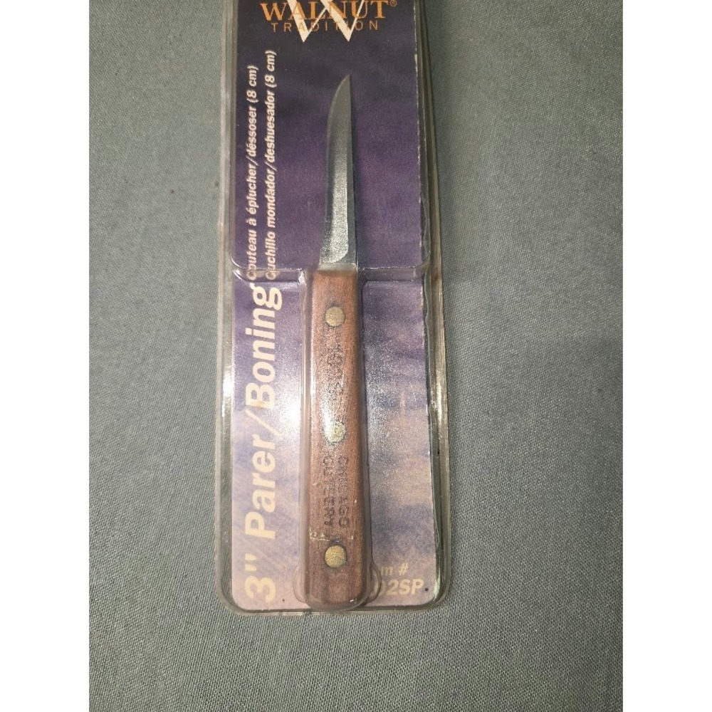Chicago Cutlery Walnut Tradition 3 Inch Parer Boning Knife 102SP Made in USA NIP - Picture 2 of 3